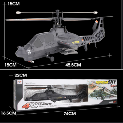 Trực thăng mô hình Apache điều khiển từ xa